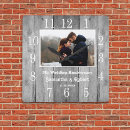 Zoek naar grijs hout klokken Sjabloon