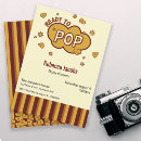 Zoek naar popcorn babyshower uitnodigingen Aanstaande moeder