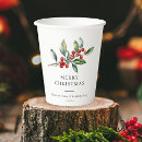 Zoek naar papieren bekers Kerstfeest