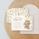 Zoek naar jongen babyshower uitnodigingen Beer