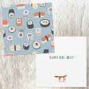 Zoek naar sushi verjaardagskaarten Japans eten