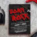 Zoek naar rock n roll babyshower uitnodigingen Gitaar