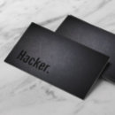 Zoek naar hacker visitekaartjes Computer