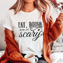Zoek naar scary halloween tshirts Zwart wit