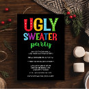 Zoek naar ugly sweater uitnodigingen Zweet