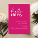 Zoek naar gelukkige 30ste verjaardag uitnodigingen Verjaardagsuitnodiging