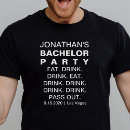 Zoek naar vrijgezellenfeest partij tshirts Zwart wit