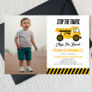 Zoek naar bulldozer uitnodigingen Jongen