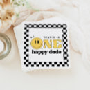 Zoek naar gezicht servetten Happy face verjaardag