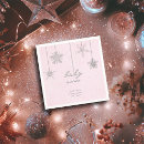 Zoek naar roze sneeuwvlokken servetten Aanstaande moeder