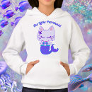 Zoek naar zeemeermin voor meisjes hoodies Kawaii