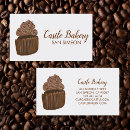 Zoek naar chocolade cupcake visitekaartjes Cakaart