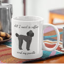 Zoek naar zwarte poedel mokken Standaardpoedel