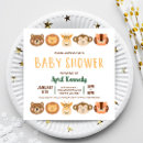 Zoek naar aap babyshower uitnodigingen Safari