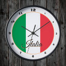 Zoek naar flags klokken Italian
