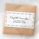 Zoek naar leuke etiketten Minimalistisch