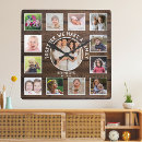 Zoek naar rustic wood klokken Fotocollage