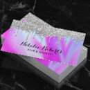 Zoek naar zilver visitekaartjes Make up kunstenaar