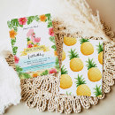 Zoek naar flamingo verjaardag uitnodigingen Meisje