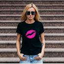 Zoek naar roze lippen tshirts Zwart