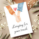 Zoek naar liefde over lange afstand briefkaarten Vermist je