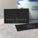 Zoek naar blik visitekaartjes Zwart