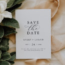 Zoek naar huwelijk save the date uitnodigingen minimalistisch
