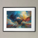Zoek naar wolken posters Abstract