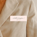 Zoek naar naamplaatjes Minimalistisch