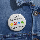 Zoek naar autisme buttons Aspie