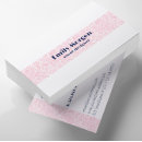 Zoek naar roze en witte strepen visitekaartjes Elegant