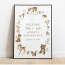 Zoek naar woodland creatures Babydoucheuitnodigingen