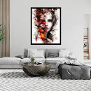 Zoek naar fantasie bloemen posters Abstract