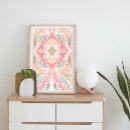 Zoek naar pink abstract kunst Boho