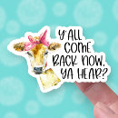 Zoek naar leuke koe stickers Elk persoon