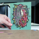 Zoek naar roze draak briefkaarten Draken