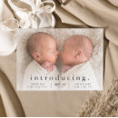 Zoek naar tweeling geboorte uitnodigingen Minimaal