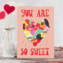 Zoek naar snoep harten kaarten Meisje