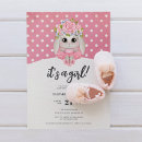 Zoek naar meisje babyshower uitnodigingen Blush pink