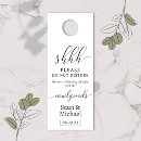 Zoek naar deur hanger bruiloften Shhh