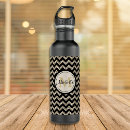Zoek naar glitter waterflessen Monogram naam