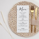 Zoek naar menukaarten Trouwmenu