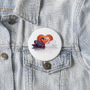 Zoek naar zwanen buttons Romantisch