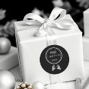 Zoek naar kerstmis stickers Zwart wit