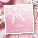 Zoek naar roze sneeuwvlokken servetten December januari februari