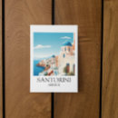 Zoek naar santorini briefkaarten Grieks eiland