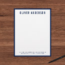 Zoek naar blauw briefpapier Minimalistisch