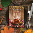 Zoek naar thanksgiving menu uitnodigingen Elegant
