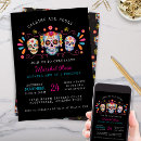 Zoek naar dia de los muertos uitnodigingen Calavera