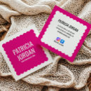 Zoek naar fuchsia visitekaartjes Fuchsia roze en wit
